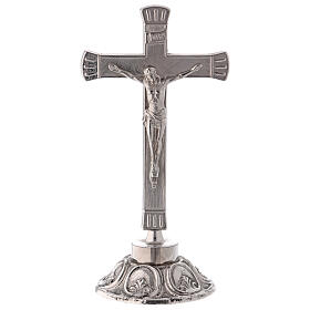 Completo altare stile barocco ottone nichelato 35 cm