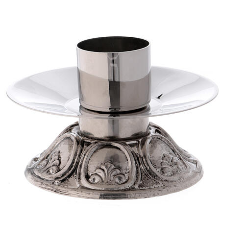 Completo altare stile barocco ottone nichelato 35 cm 3