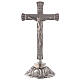 Completo altare stile barocco ottone nichelato 35 cm s2