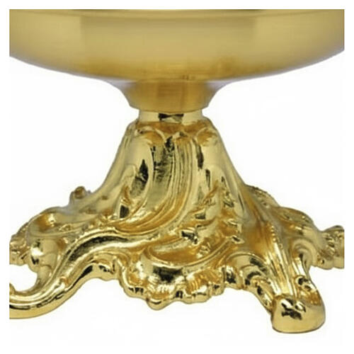 Chandelier d'autel base florale laiton doré douille diam. 4 cm 2