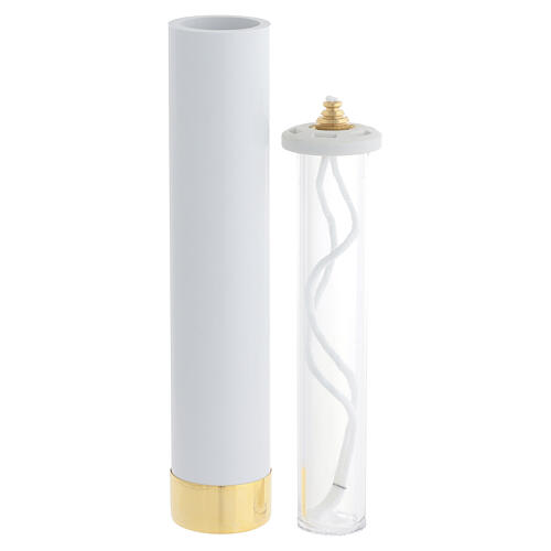 Candeliere decori floreali stile barocco dorato diam 40 mm 2