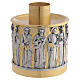 Bicolored Twelve Apostles table candlestick, 11 cm s4
