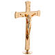 Set croce e candelieri altare ottone argentato s2