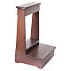 Prie-dieu in walnut finish with drawer, 34x20x18 in s4