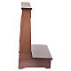 Prie-dieu in walnut finish with drawer, 34x20x18 in s6