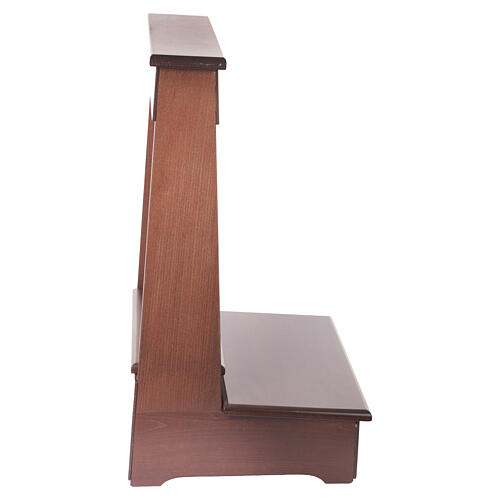 Walnut-Colored Kneeler with Drawer 87x50x45 cm 6