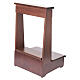 Walnut-Colored Kneeler with Drawer 87x50x45 cm s8