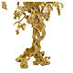 Grape-motif candlestick with gold leaves, Pical Arte Creazioni s2