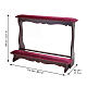 Inginocchiatoio per sposi pieghevole in legno con velluto bordeaux 85x120x45 cm s3
