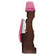 Inginocchiatoio per sposi pieghevole in legno con velluto bordeaux 85x120x45 cm s7
