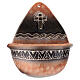 Ceramic waterfont with cross decor s8