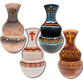 Ceramic anphora waterfont
