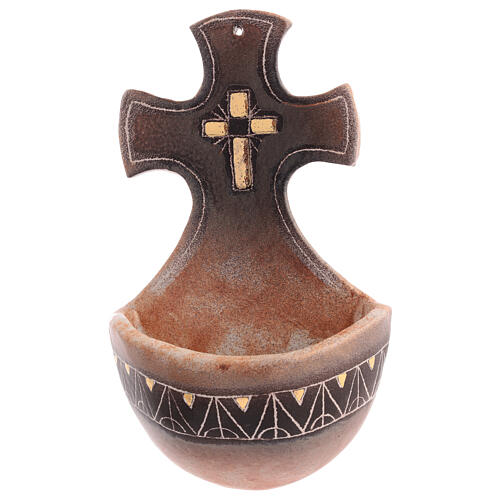 Pila cruz cerámica 3