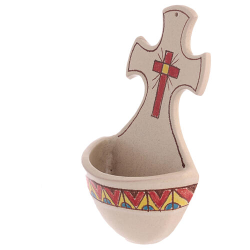 Pila cruz cerámica 6
