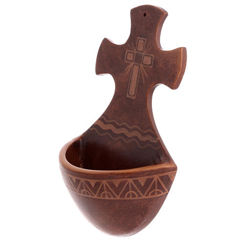Pila cruz cerámica 8