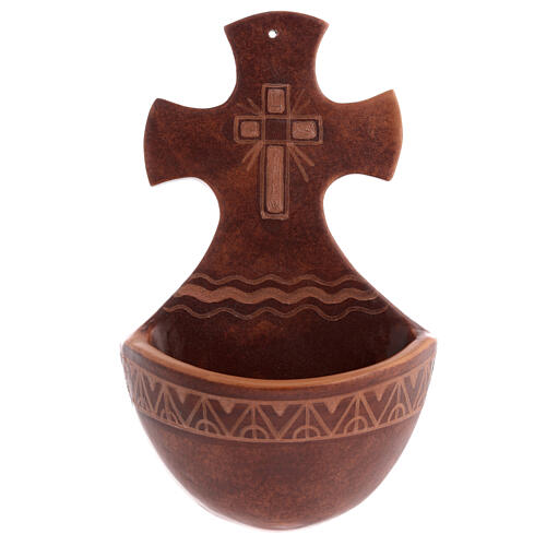 Ceramic cross-shaped waterfont 4