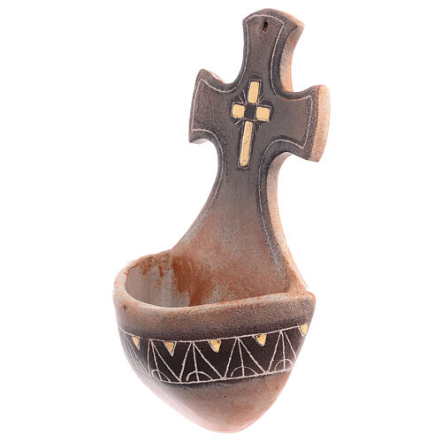 Ceramic cross-shaped waterfont 7