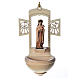 Holy Water font in wood, Saint Thérèse of Lisieux s1