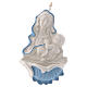 Bénitier Marie Enfant Jésus céramique Deruta 10x5x5 cm s1