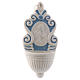 Acquasantiera ceramica Deruta tipo fontana iconcina Maria e Bambino 10x5x1 cm  s1
