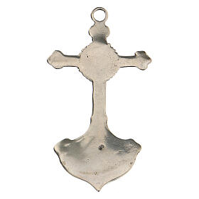 Holy water font, cross-shaped, 800 silver