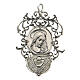 800 silver holy water font with Virgin Mary s2