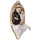 Bénitier Saint Antoine avec lys en PVC 14x6,5x5,2 cm s2
