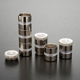 Holy Oils: Oil stock in silver, stacking