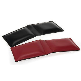 Pocket size kneeler cushion pad in fake leather