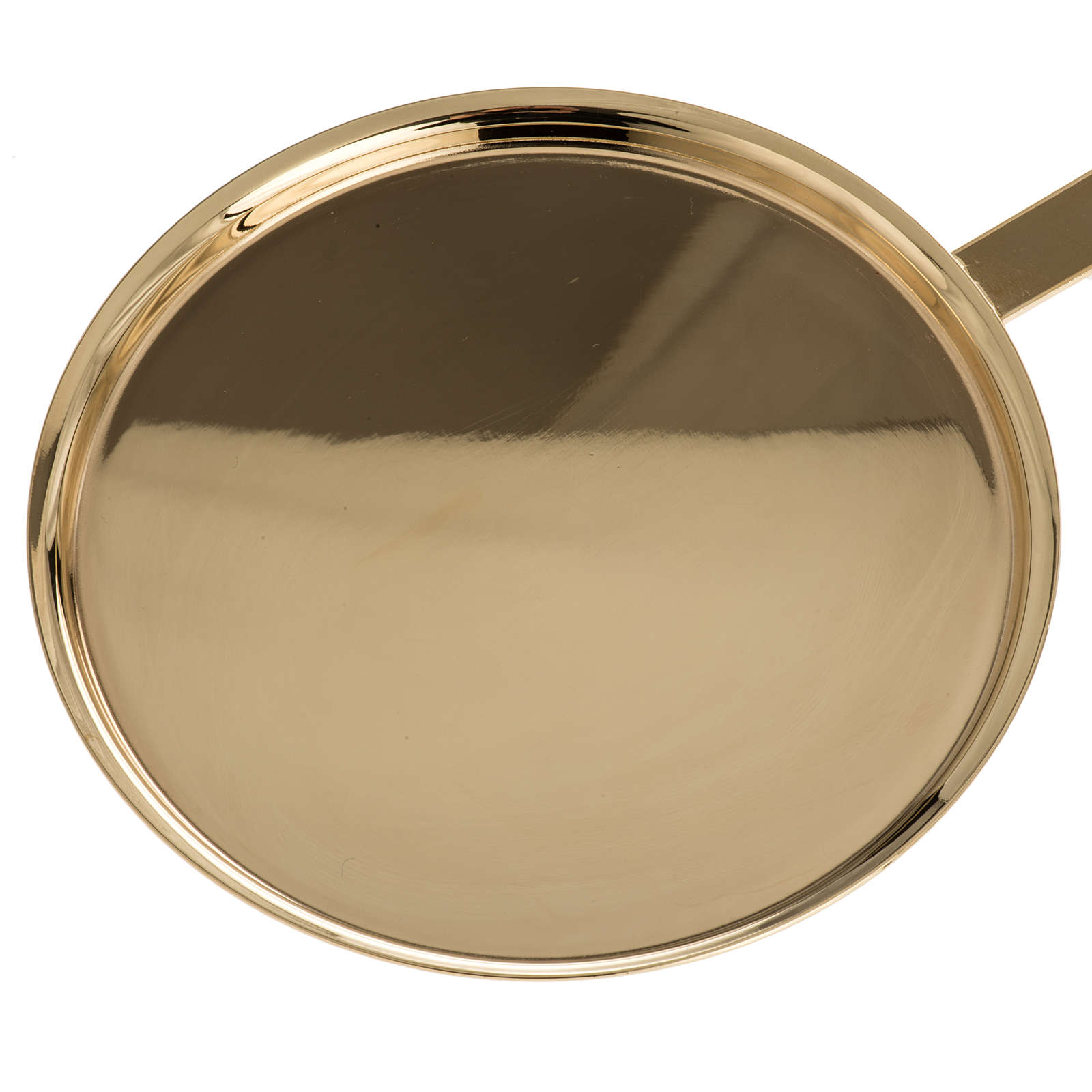Communion plate in polished brass online sales on