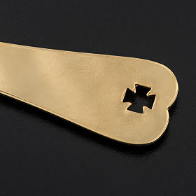 Communion plate in polished brass s4