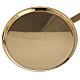 Communion plate in polished brass s2