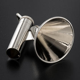 Candle extinguisher and igniter with liquid wax, silver s3