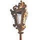 Processional torch in carved wood and gold leaf s2