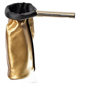 Alms bag, reversible golden and black s1