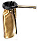 Alms bag, reversible golden and black s1