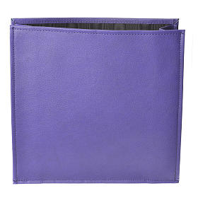 Rigid alms bag, purple s1