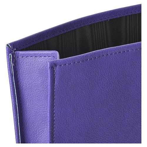 Rigid alms bag, purple 2