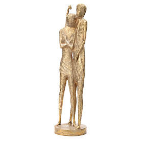 Johannes der Täufer aus bronzefarbigen Messing 58cm