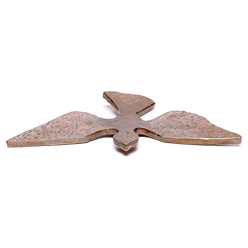 Dove in bronzed brass 15x24cm 3