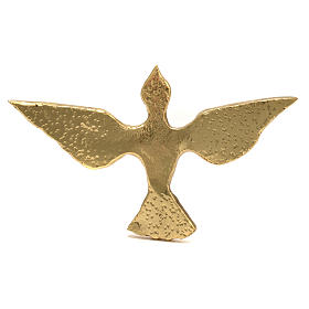 Amboni, inginocchiatoi, complementi d'arredo: Colomba ottone bronzato 15x24 cm