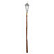 White Procession lamp with wooden a handle 2 m s5