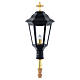 Black Procession lamp with wooden handle 2 m s1