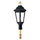 Black Procession lamp with wooden handle 2 m s2