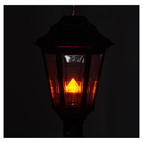 Procession lamp black colour with wooden handle 2 m s4