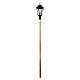 Black Procession lamp with wooden handle 2 m s5