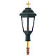 Procession lamp green colour with wooden handle 2 m s2