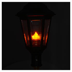 Procession lamp green colour with wooden handle 2 m s4