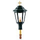 Procession lamp green colour with wooden handle 2 m s3