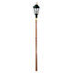 Procession lamp green colour with wooden handle 2 m s5
